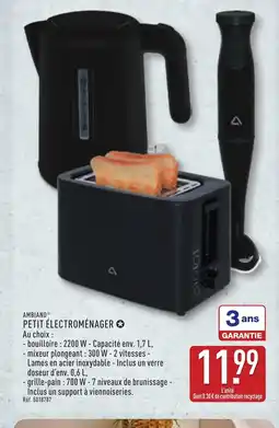 ALDI AMBIANO Petit électroménager offre