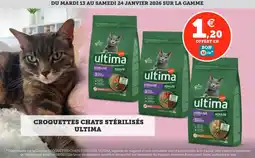 Utile Croquettes chats stérilisés ultima offre