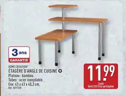 ALDI HOME CREATION Étagère d'angle de cuisine offre