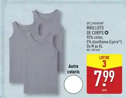 ALDI UP 2 FASHION Maillots de corps offre