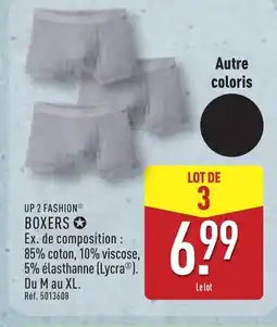 ALDI UP 2 FASHION Boxers offre