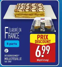 ALDI DESSERISSIMES MIllefeuille offre