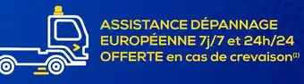 Vulco Bon plan sur l'assistance dépannage européenne en cas de crevaison offre