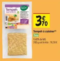 Les Comptoirs de la Bio Tempeh à cuisiner soy offre