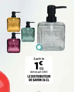 Centrakor Le distributeur de savon offre