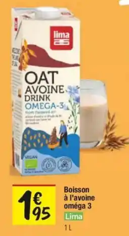 Les Comptoirs de la Bio Boisson à l'avoine omega 3 lima offre