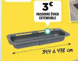 Centrakor Passoire évier extensible offre