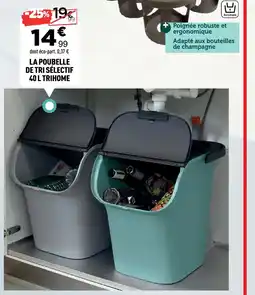 Centrakor La poubelle de tri sélectif offre