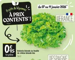 Les Comptoirs de la Bio Batavia blonde ou feuille de chêne blonde bio offre