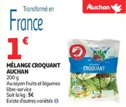 Auchan Supermarché Mélange croquant auchan offre