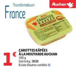 Auchan Supermarché Carottes rapees a la moutarde auchan offre