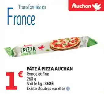 Pâte à pizza auchan