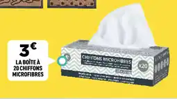 Centrakor La boîte à 20 chiffons microfibres offre