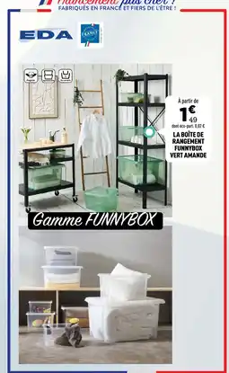 Centrakor EDA La boîte de rangement funnybox vert amande offre