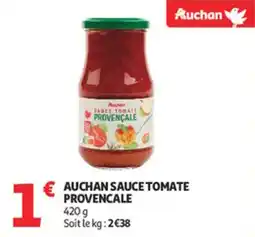 Auchan Supermarché Auchan sauce tomate provencale offre