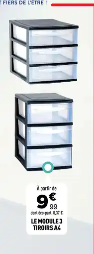 Centrakor Le module 3 tiroirs a4 offre