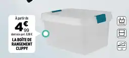 Centrakor La boîte de rangement clippy offre