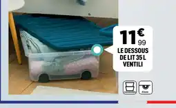 Centrakor Le dessous de lit ventili offre