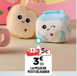 Centrakor La peluche petit déjeuner offre