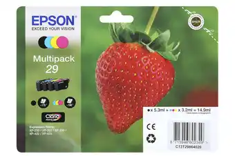 Bureau Vallée PACK DE 4 CARTOUCHES D’ENCRE T29 offre
