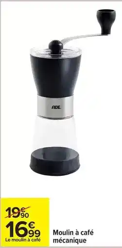 Carrefour Drive Moulin à café mécanique offre