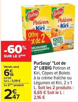 Carrefour Drive Liebig - pursoup' lot de 2 offre