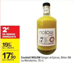 Carrefour Drive Cocktail ginger et epices, bitter n8 ou mandarine offre