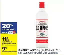 Carrefour Drive Carrefour - gin offre