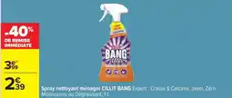 Carrefour Drive Bang - spray nettoyant ménager expert offre