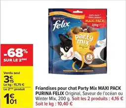 Carrefour Drive Purina - friandises pour chat party mix maxi pack felix offre