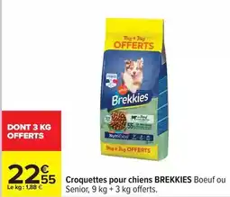Carrefour Drive Brekkies - croquettes pour chiens offre