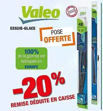 Autobacs Essuie-glace Valeo offre