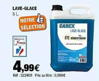 Autobacs Lave-glace Carex offre