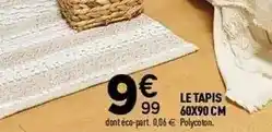 Centrakor Le tapis 60x90 cm offre
