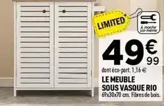 Centrakor Rio - le meuble sous vasque offre