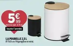 Centrakor La poubelle 2,5 l offre