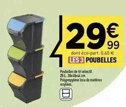 Centrakor Poubelles offre