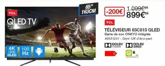 Téléviseur 65c815 Qled Tcl