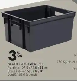 La Foir'Fouille Bac de rangement offre