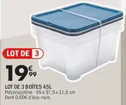 La Foir'Fouille Lot de 3 lot de 3 boîtes offre