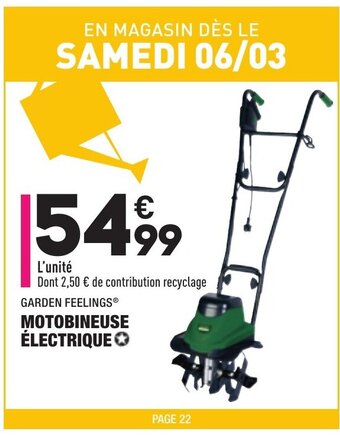 ALDI Motobineuse électrique offre