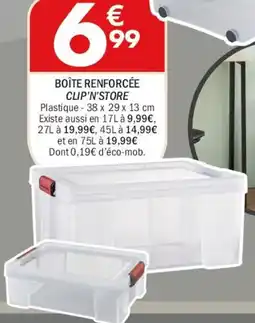 La Foir'Fouille Boîte renforcée clip'n'store offre