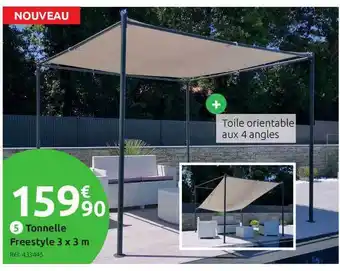 Mr Bricolage Tonnelle Freestyle 3 X 3 M offre