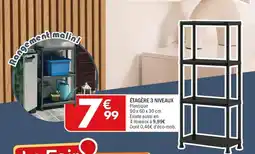 La Foir'Fouille Étagère 3 niveaux offre