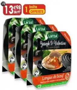 Maximo Lot de 2 barquettes de langue de boeuf sauce tomates offre