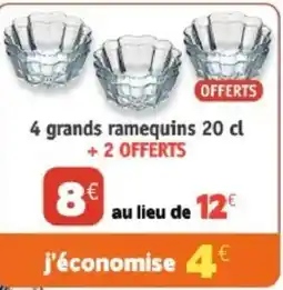 Maximo 4 grands ramequins 20 cl offre