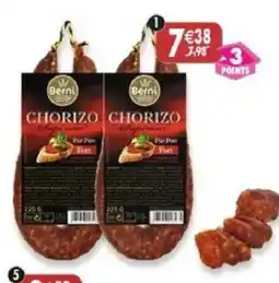 Maximo Lot de 2 chorizo forts pur porc sans colorants & sans gluten offre