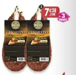 Maximo Lot de 2 chorizo forts pur porc sans colorants & sans gluten offre