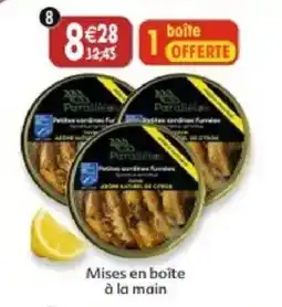 Maximo Lot de 2 boîtes de petites sardines fumées de riga msc offre