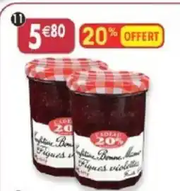 Maximo Lot de 2 pots de confiture de figues violettes 50% de fruits offre